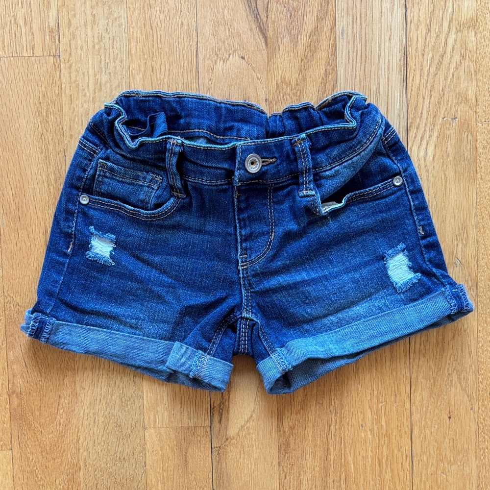 Girls cuffed Denim Shorts